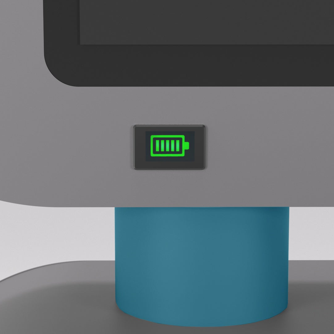 Vaelton Mobile Workstation with a green battery icon on a white background